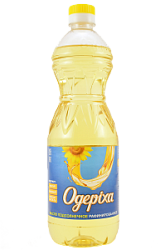 «Одерiха» масло подсолнечное рафинированное дезодорированное вымороженное марка П